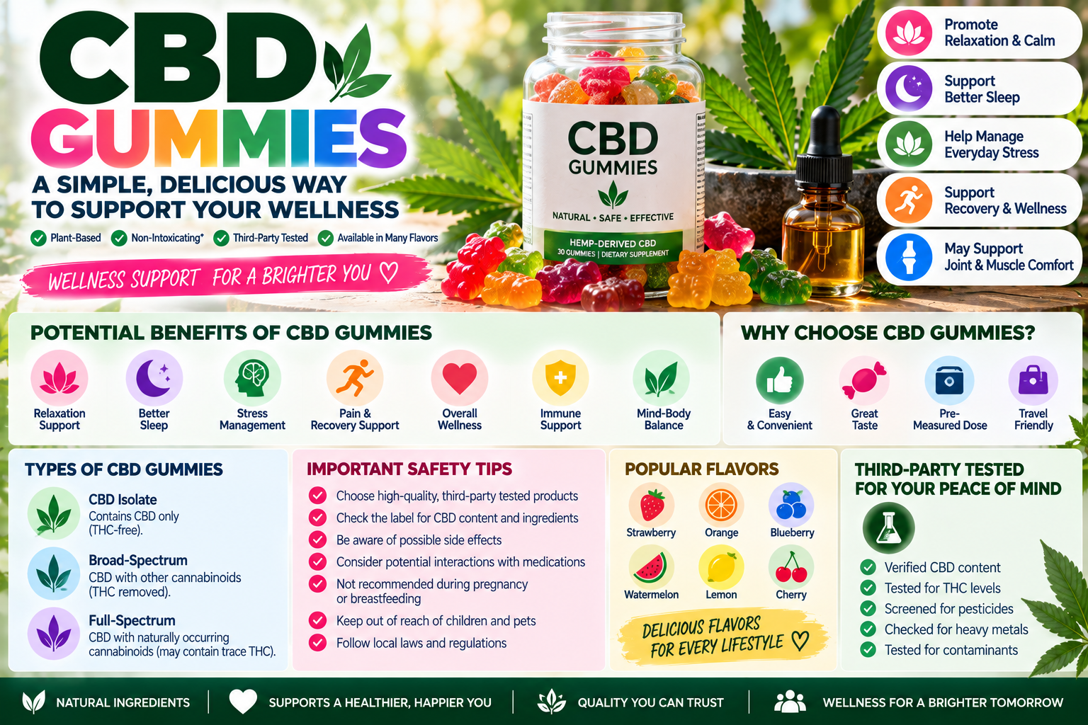 CBD Gummies: A Complete Guide to Cannabidiol Gummies, Uses, Benefits, Safety, and 2026 Trends