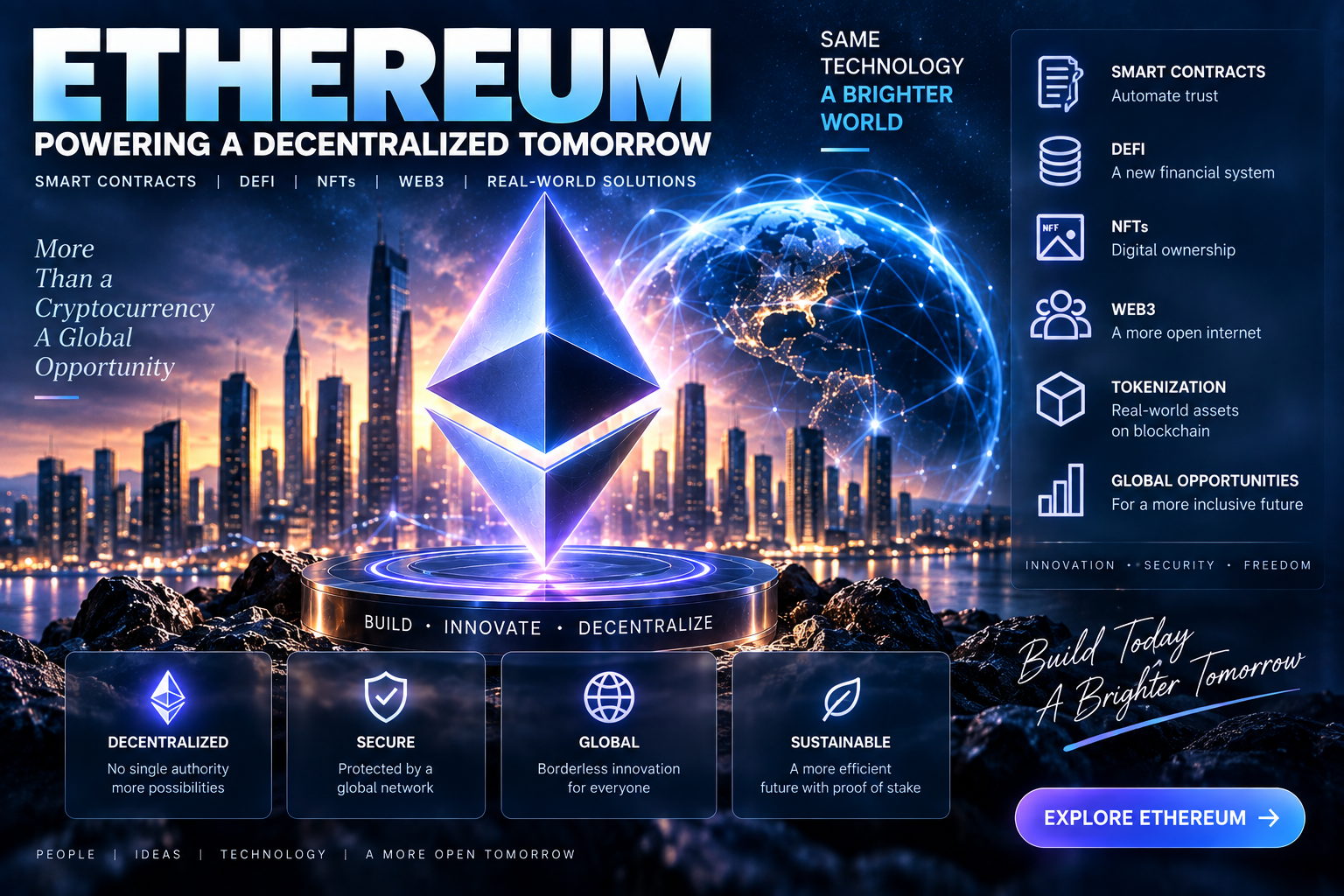 Ethereum (ETH): How It Works, Smart Contracts, DeFi and the Future of Blockchain