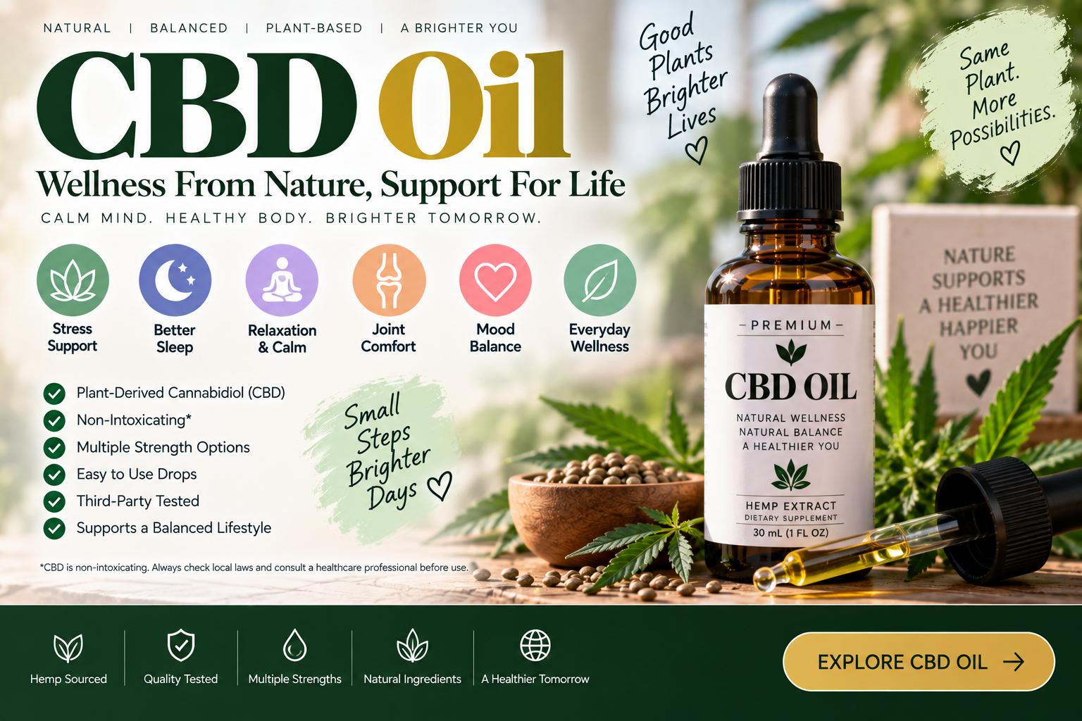 CBD Oil: Benefits, Uses, Risks, Side Effects, and What to Know