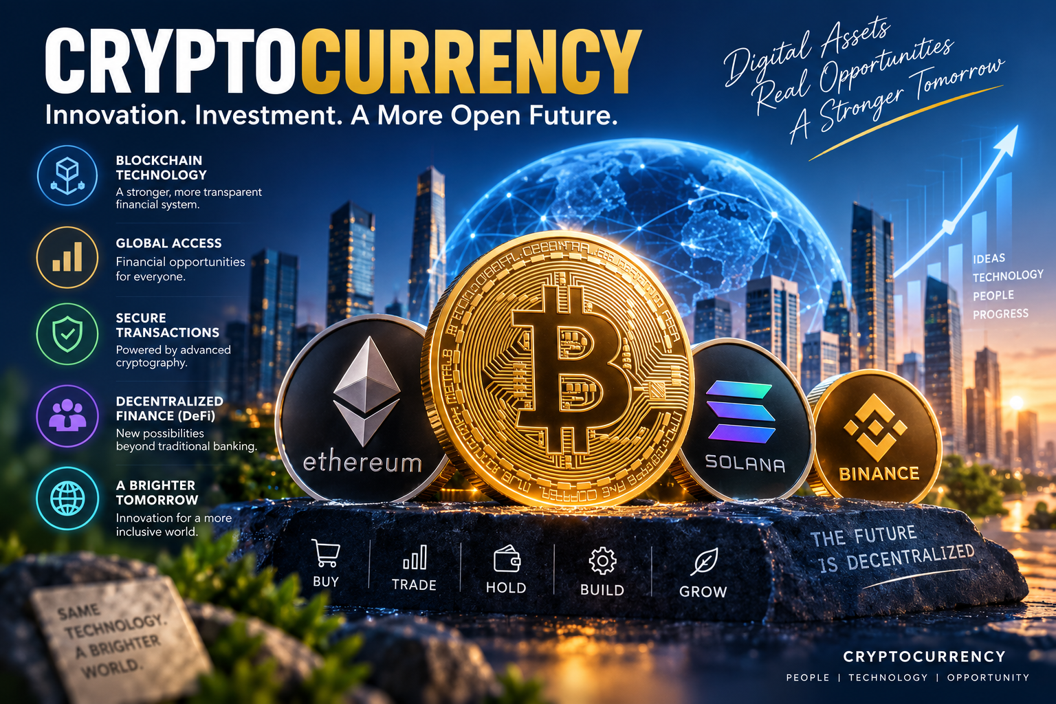The Growing Cryptocurrency Market: Technology, Adoption and Future Trends