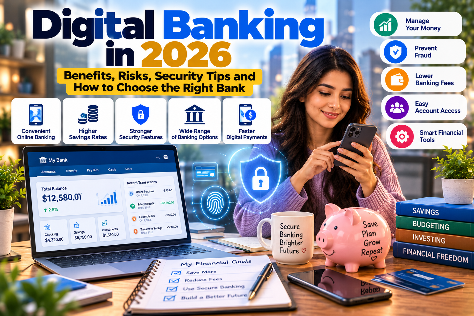 Digital Banking in 2026: Benefits, Risks, Security Tips, and How to Choose the Right Bank