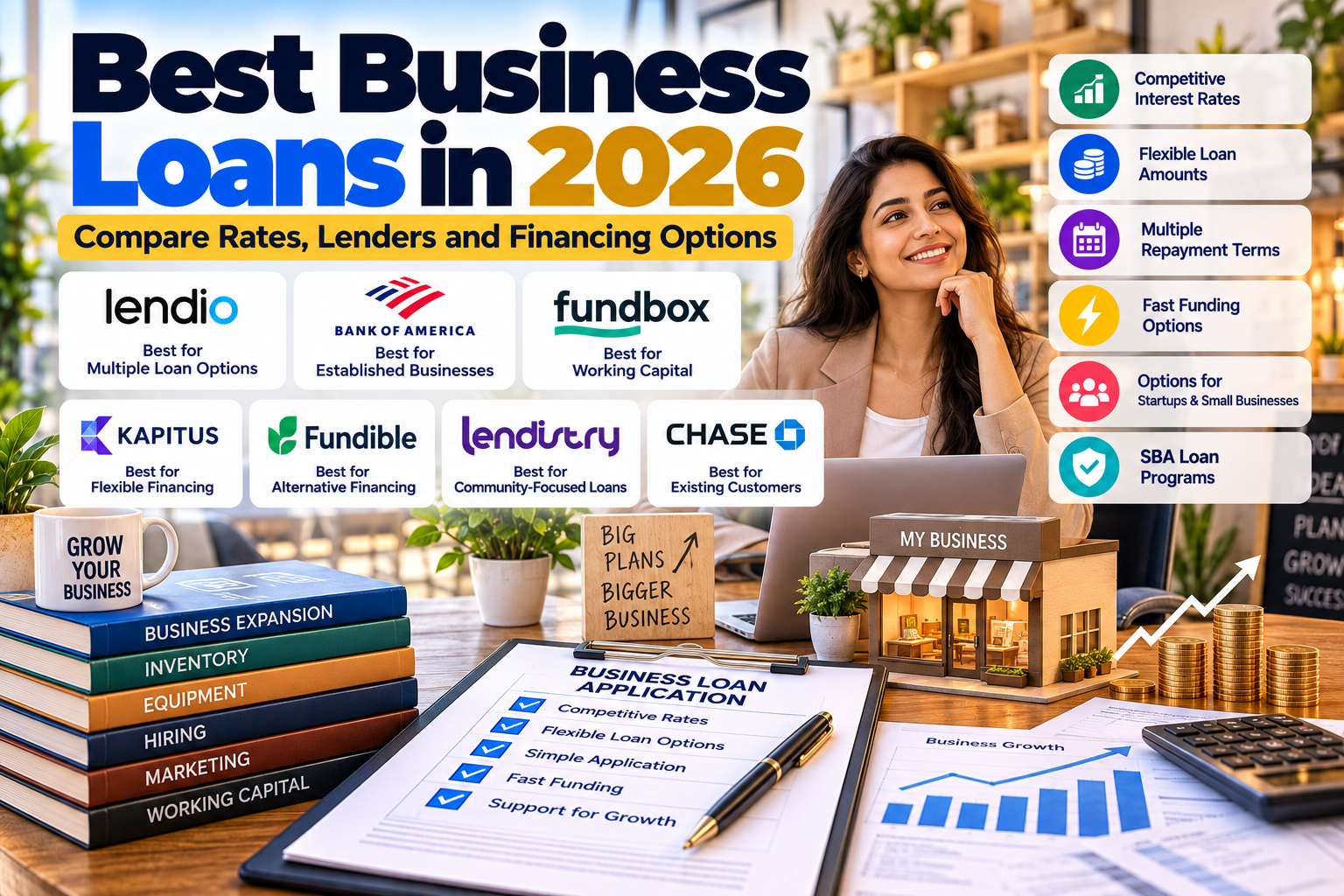 Best Business Loans in 2026: Compare Lenders, Rates, and Financing Options