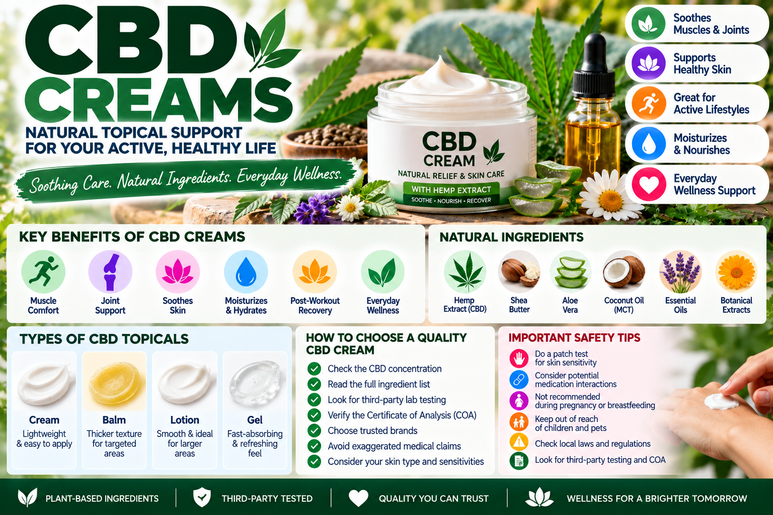  CBD Creams: A Complete Guide to Cannabidiol Topicals, Uses, Benefits, Safety, and 2026 Trends