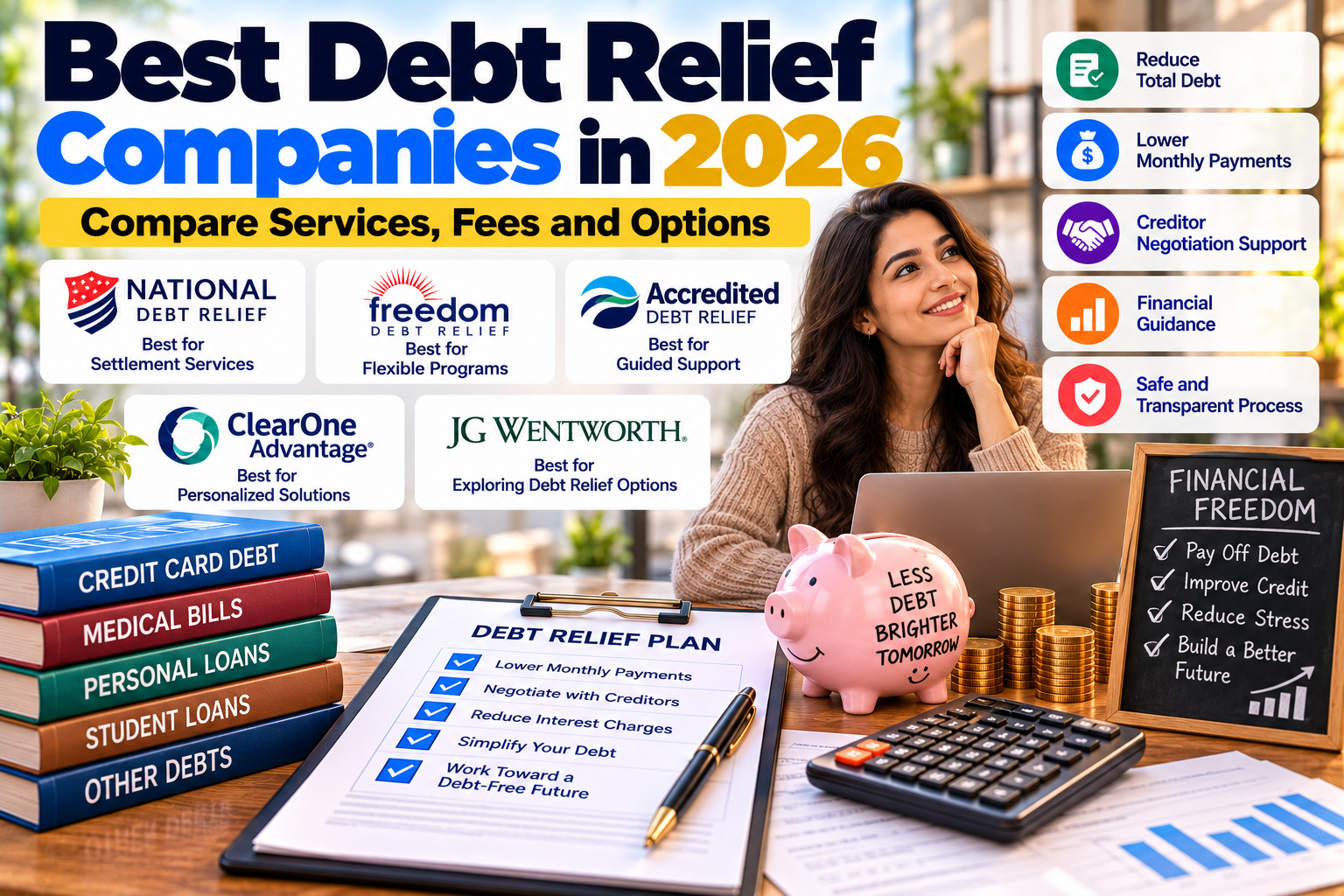 Best Debt Relief Companies in 2026: Compare Services, Fees, and Options