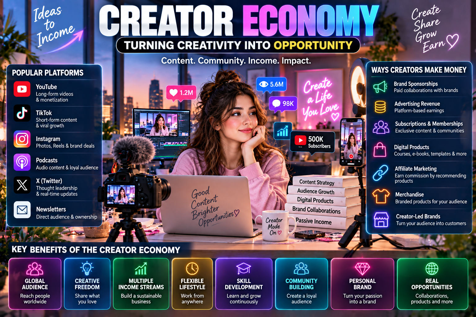 Creator Economy: How Creators Are Building Businesses in the Digital Age