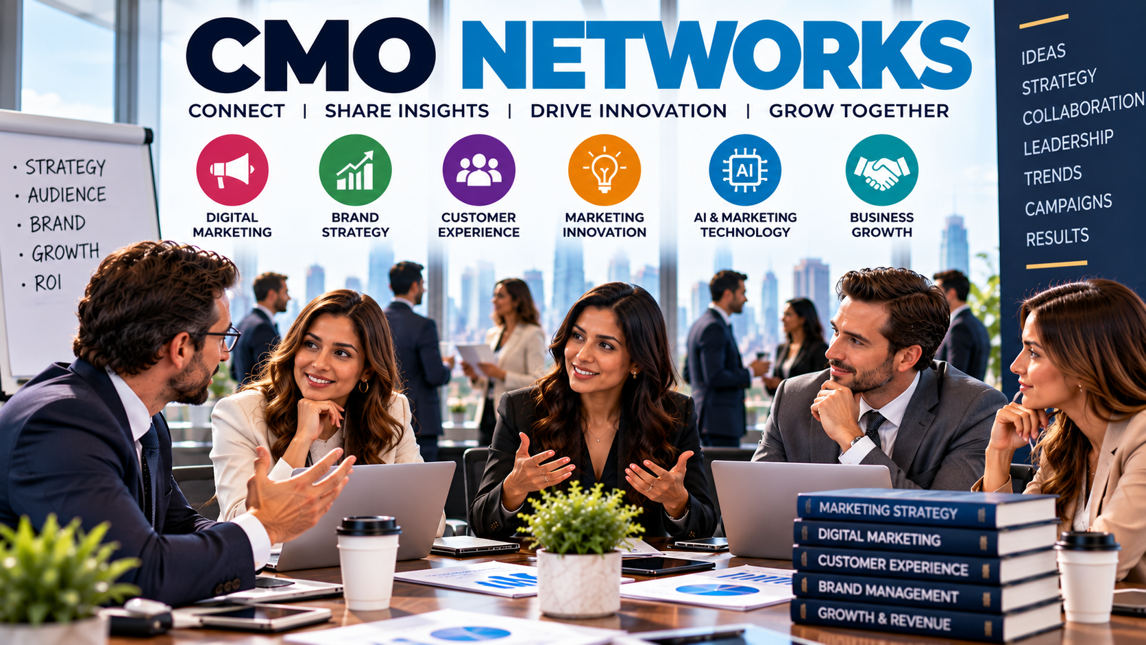CMO Networks: How Chief Marketing Officers Build Connections, Share Insights, and Drive Business Growth