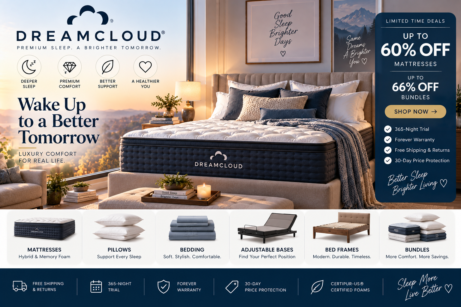 DreamCloud Deals and Brands: Mattresses, Sleep Products, and Smart Shopping Guide
