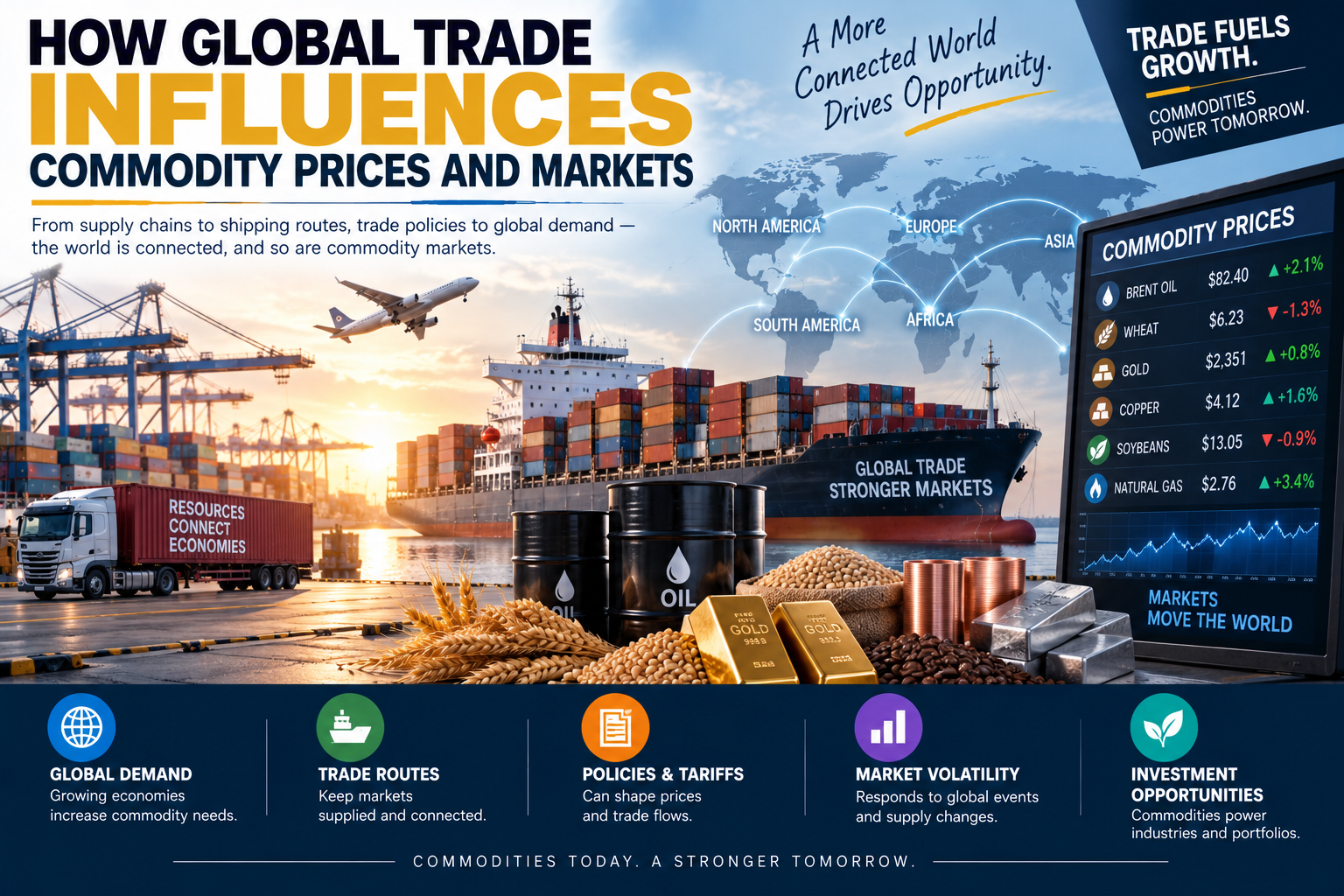 How Global Trade Influences Commodity Prices and Markets