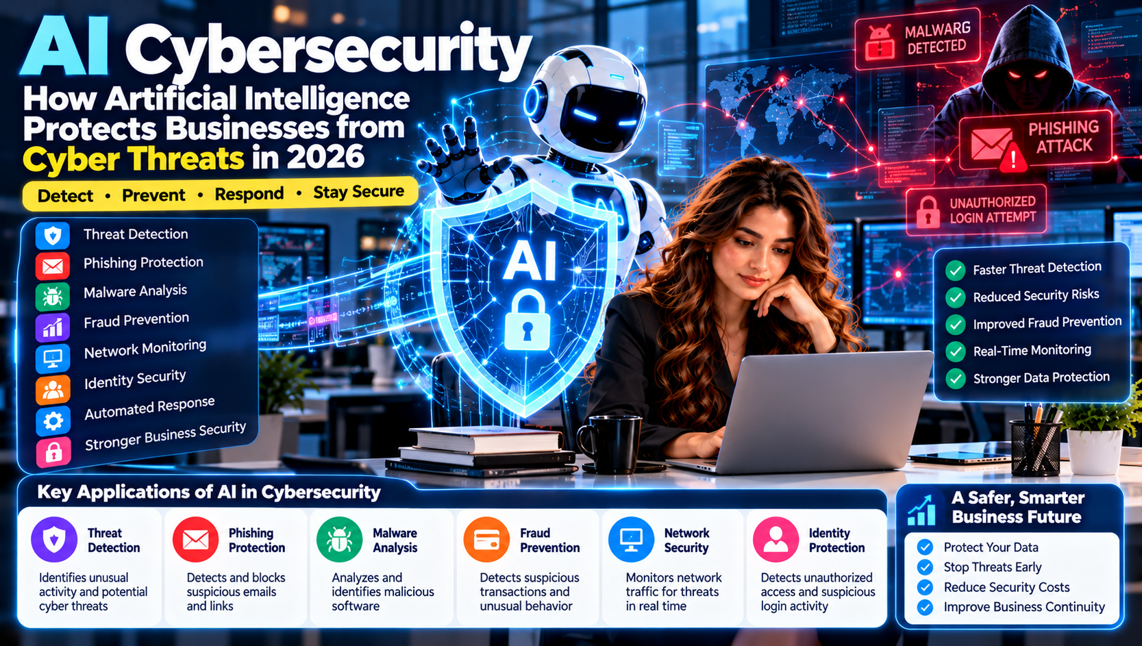 AI Cybersecurity: How Artificial Intelligence Protects Businesses from Cyber Threats in 2026