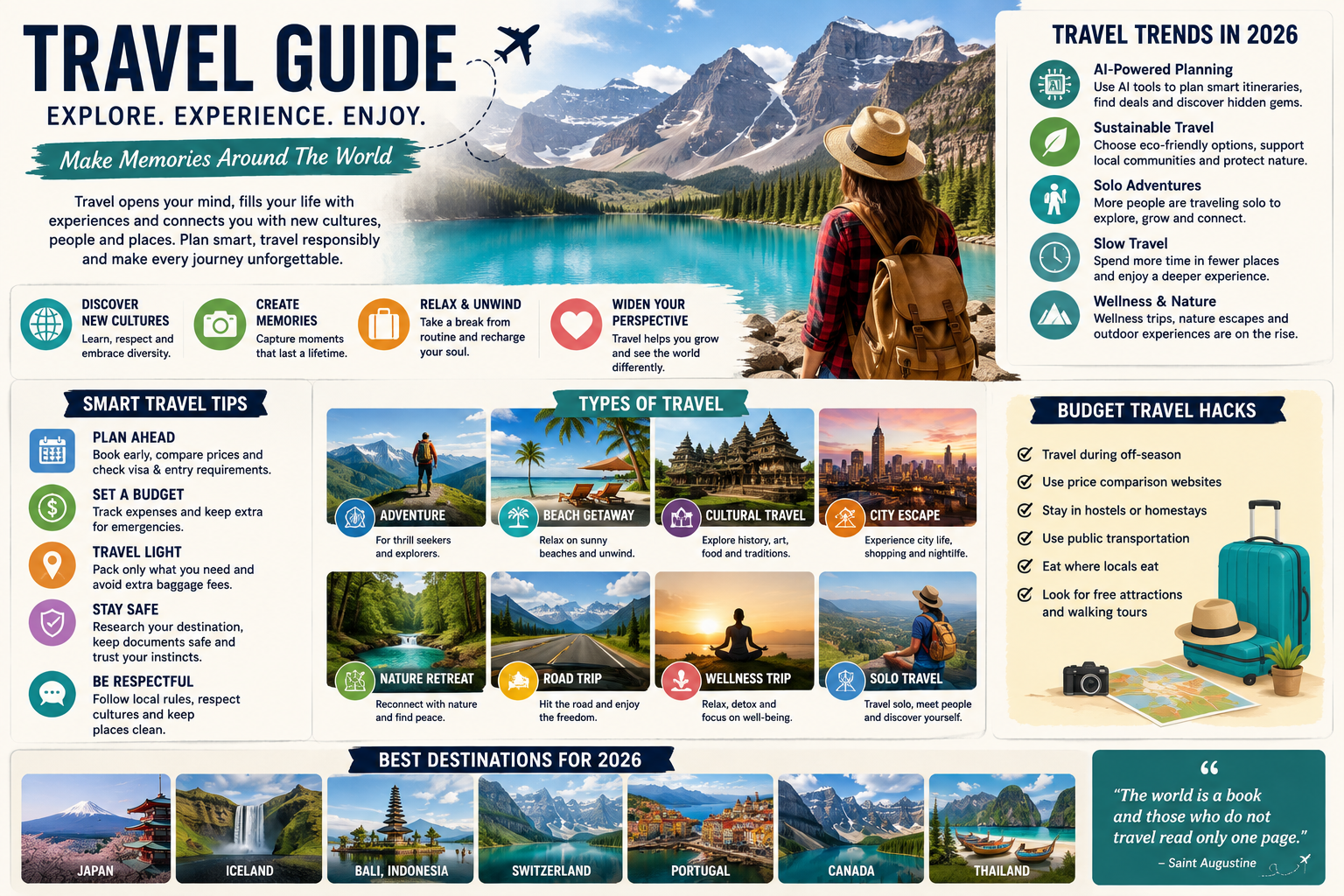 Travel in 2026: Smart Planning, Sustainable Trips & Unforgettable Experiences