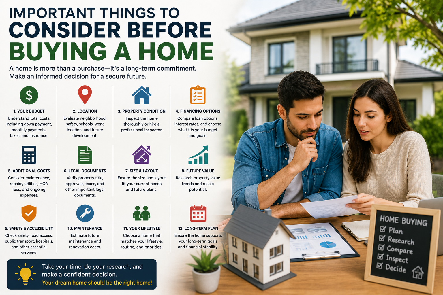 Important Things to Consider Before Buying a Home