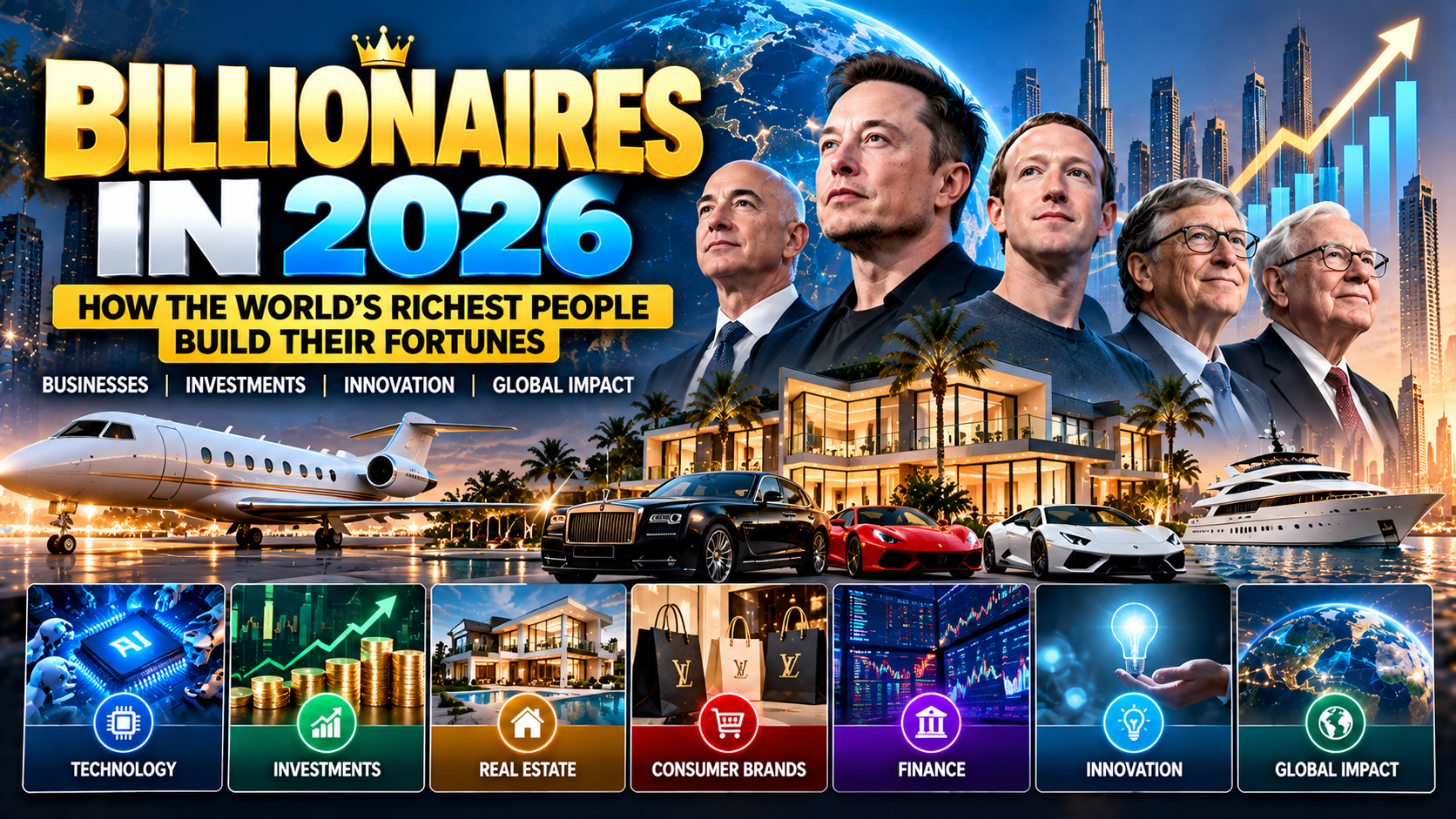 Billionaires in 2026: How the World's Wealthiest People Build Their Fortunes