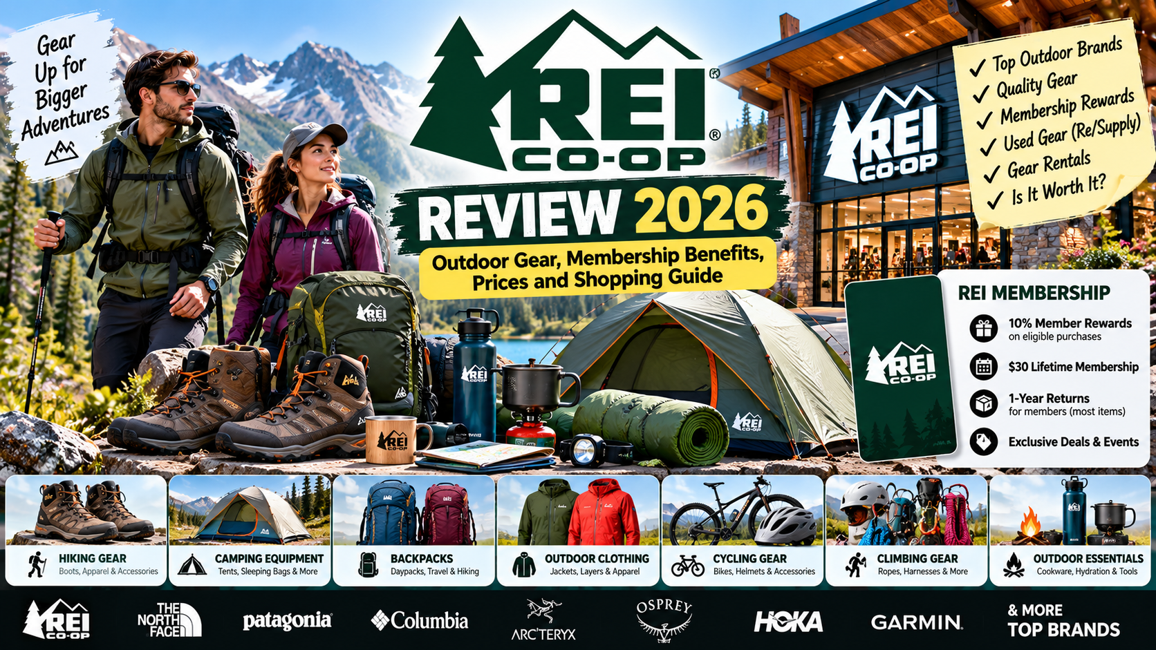 REI Review 2026: Outdoor Gear, Membership Benefits, Prices, and Shopping Guide