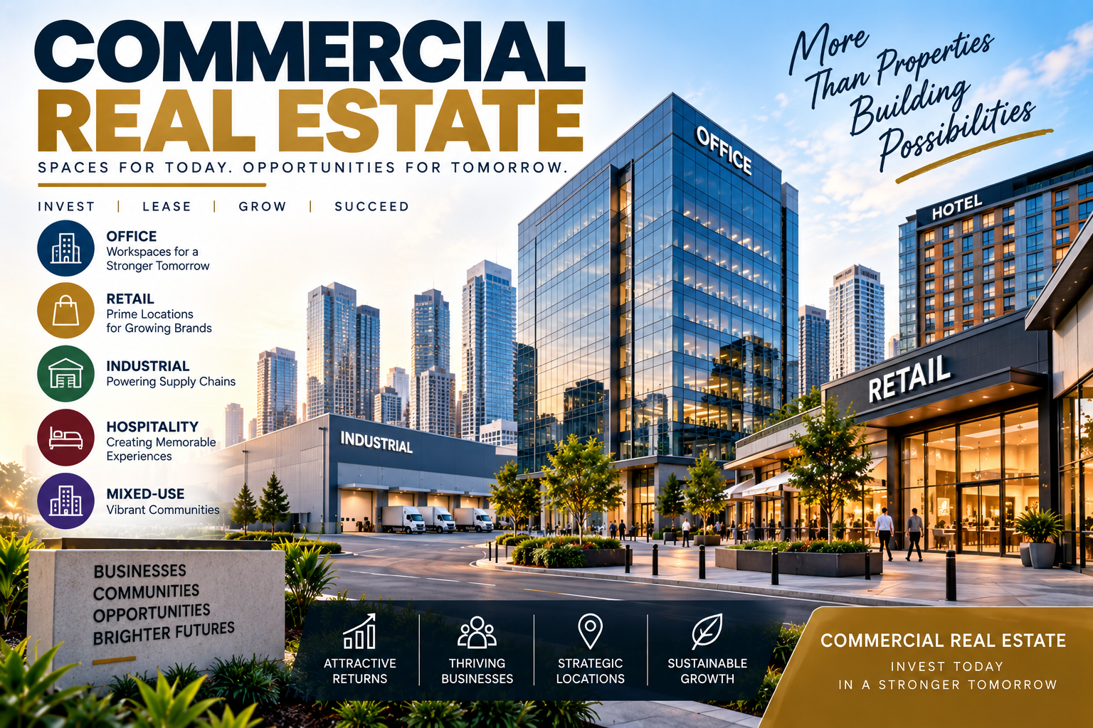 Commercial Real Estate: A Complete Guide for Buyers and Investors