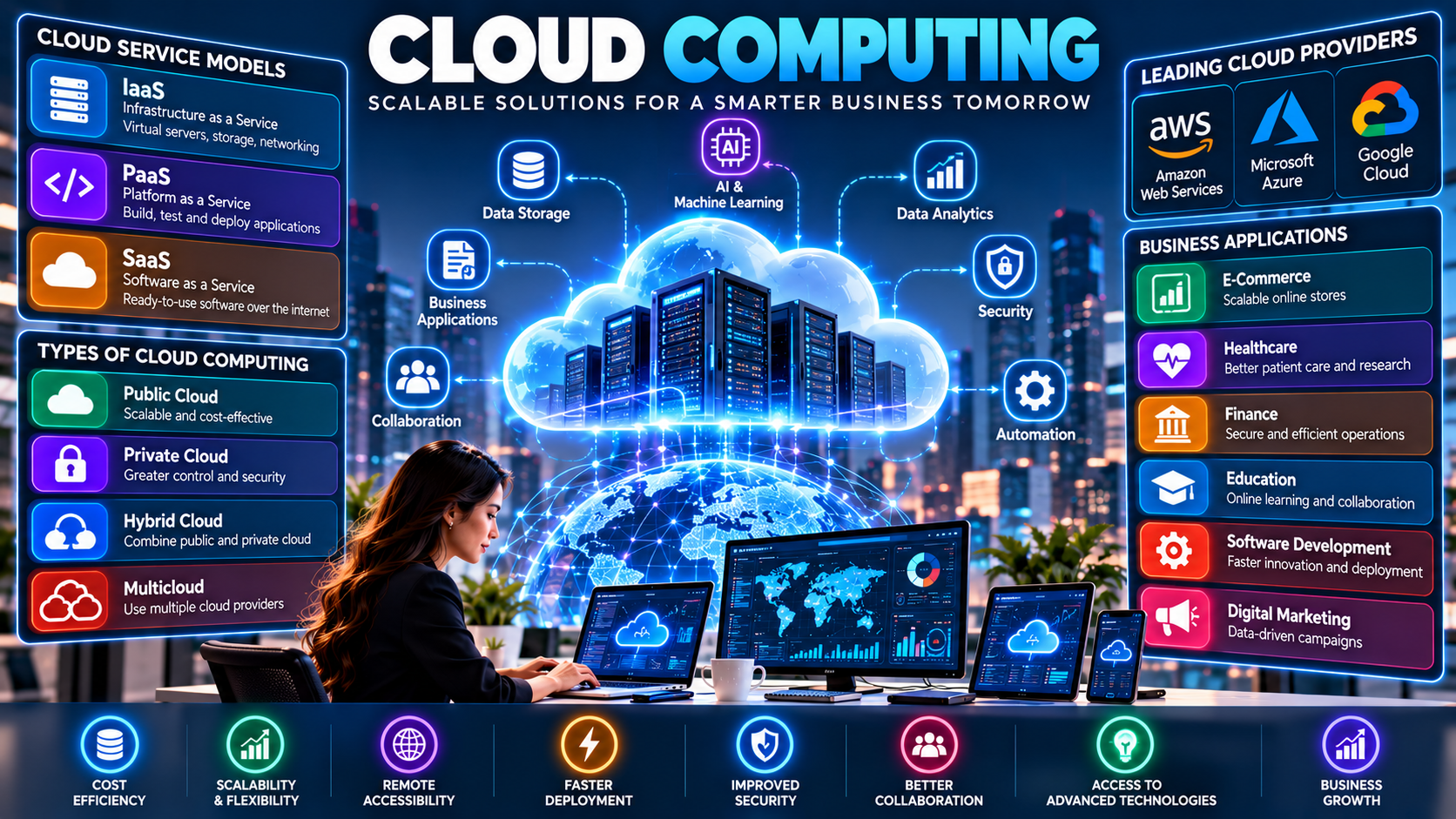 Cloud Computing: Benefits, Types, Technologies, and Business Applications in 2026