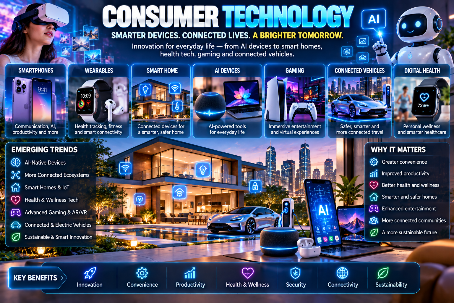 Consumer Technology: How Smart Devices, AI, and Digital Innovation Are Changing Everyday Life