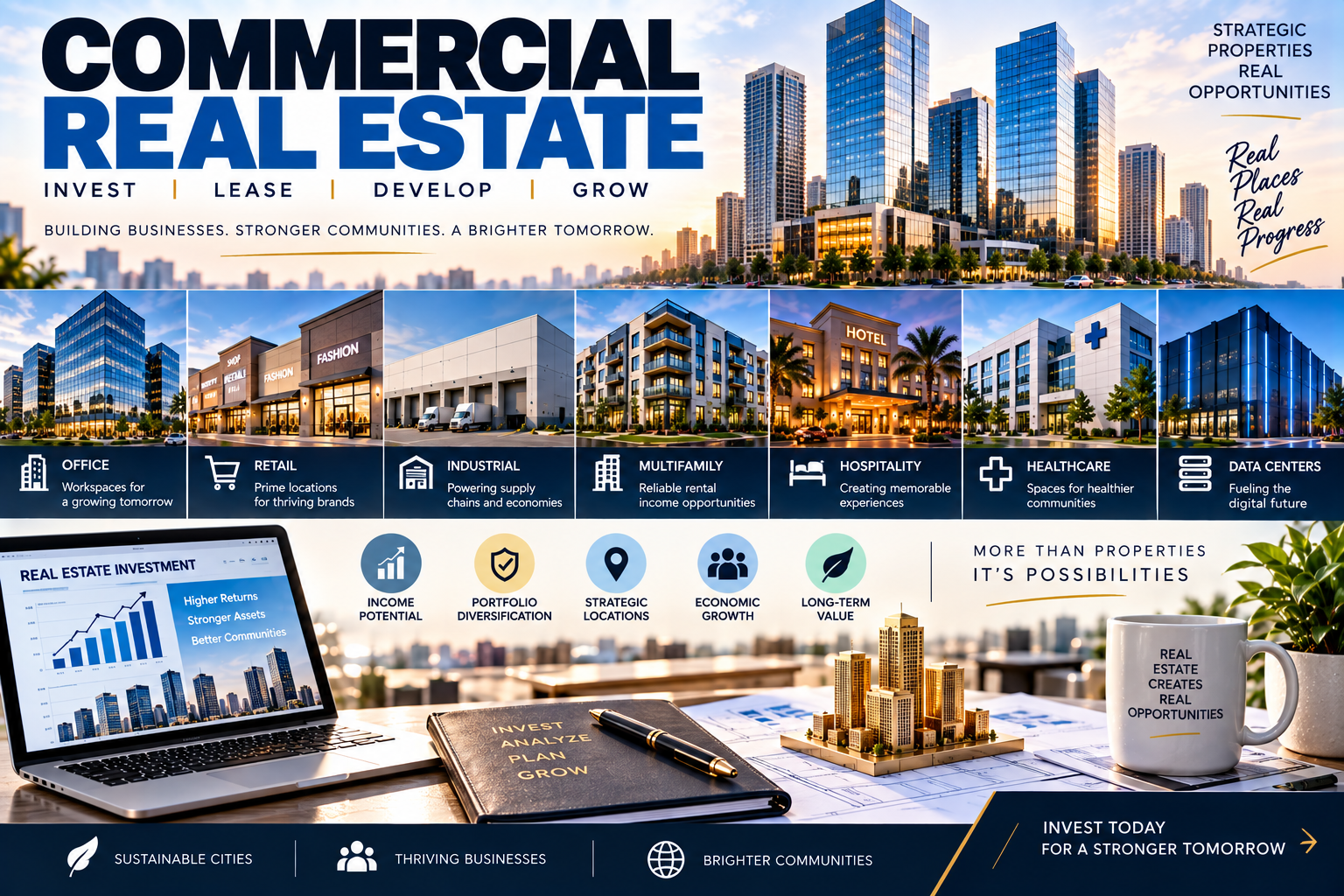 Commercial Real Estate: A Complete Guide to Investing, Property Types, and Market Trends
