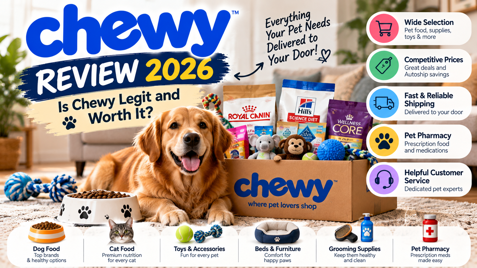 Chewy Review 2026: Is Chewy Legit and Worth It for Pet Owners?