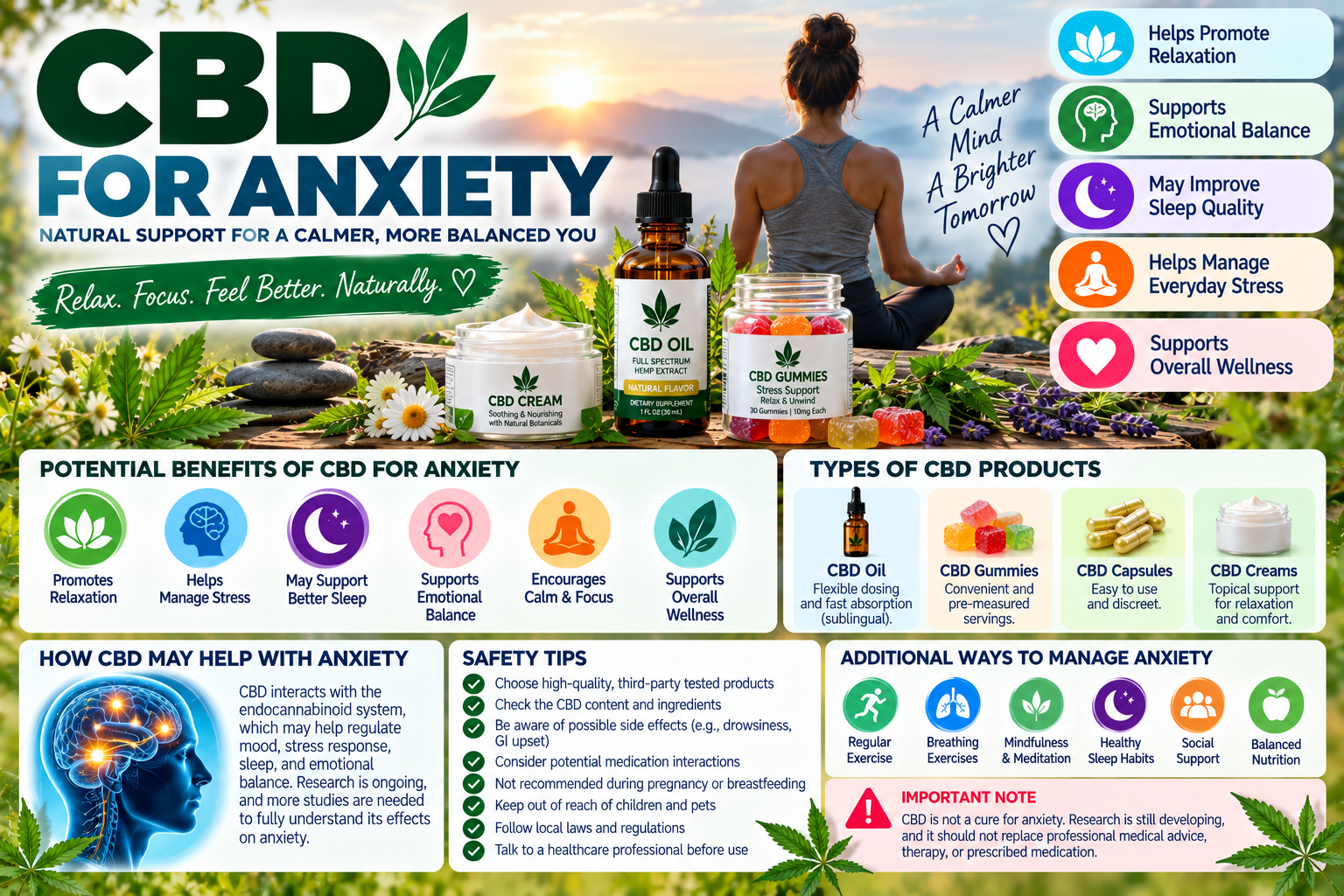 CBD for Anxiety: A Complete Guide to Cannabidiol, Research, Benefits, Safety, and 2026 Trends