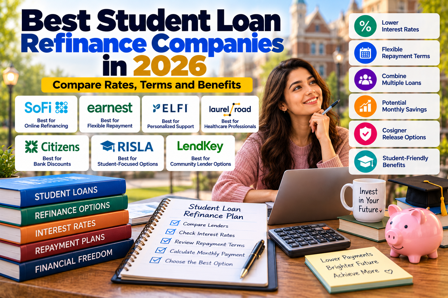 Best Student Loan Refinance Companies in 2026: Compare Rates, Terms, and Benefits