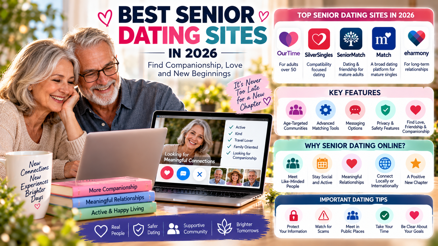 Best Senior Dating Sites in 2026: Top Platforms for Finding Love and Companionship