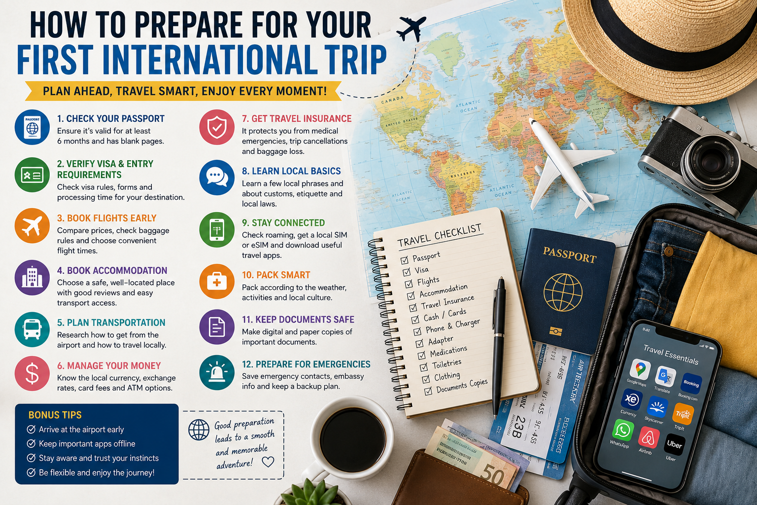 How to Prepare for Your First International Trip: A Complete Guide