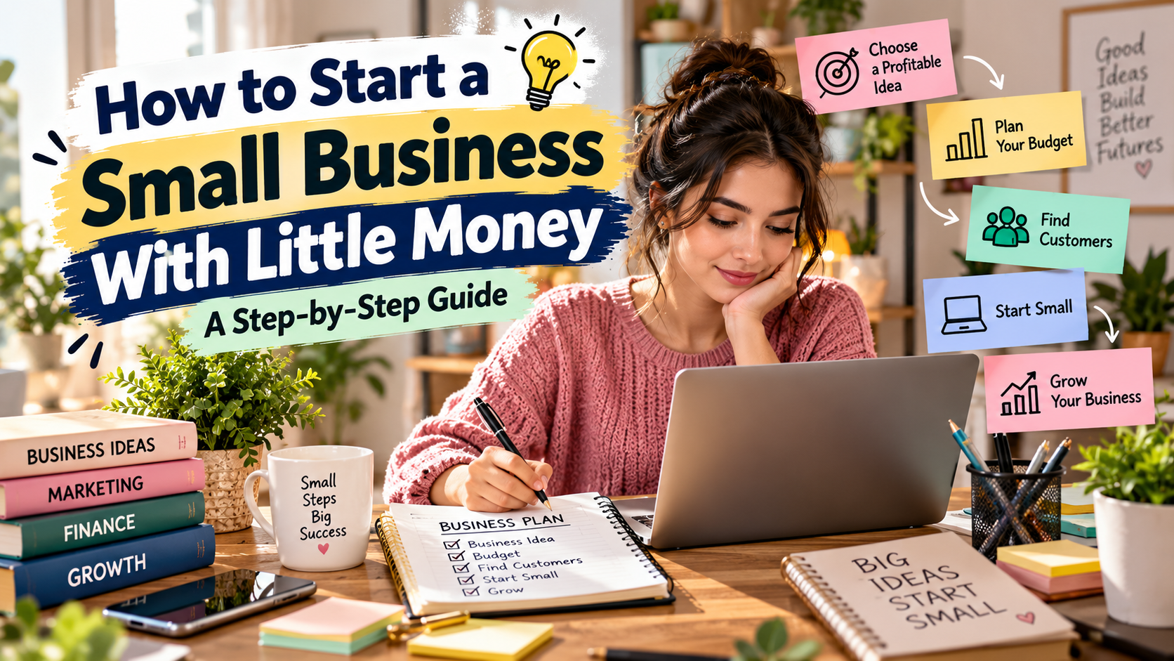 How to Start a Small Business With Little Money: A Step-by-Step Guide