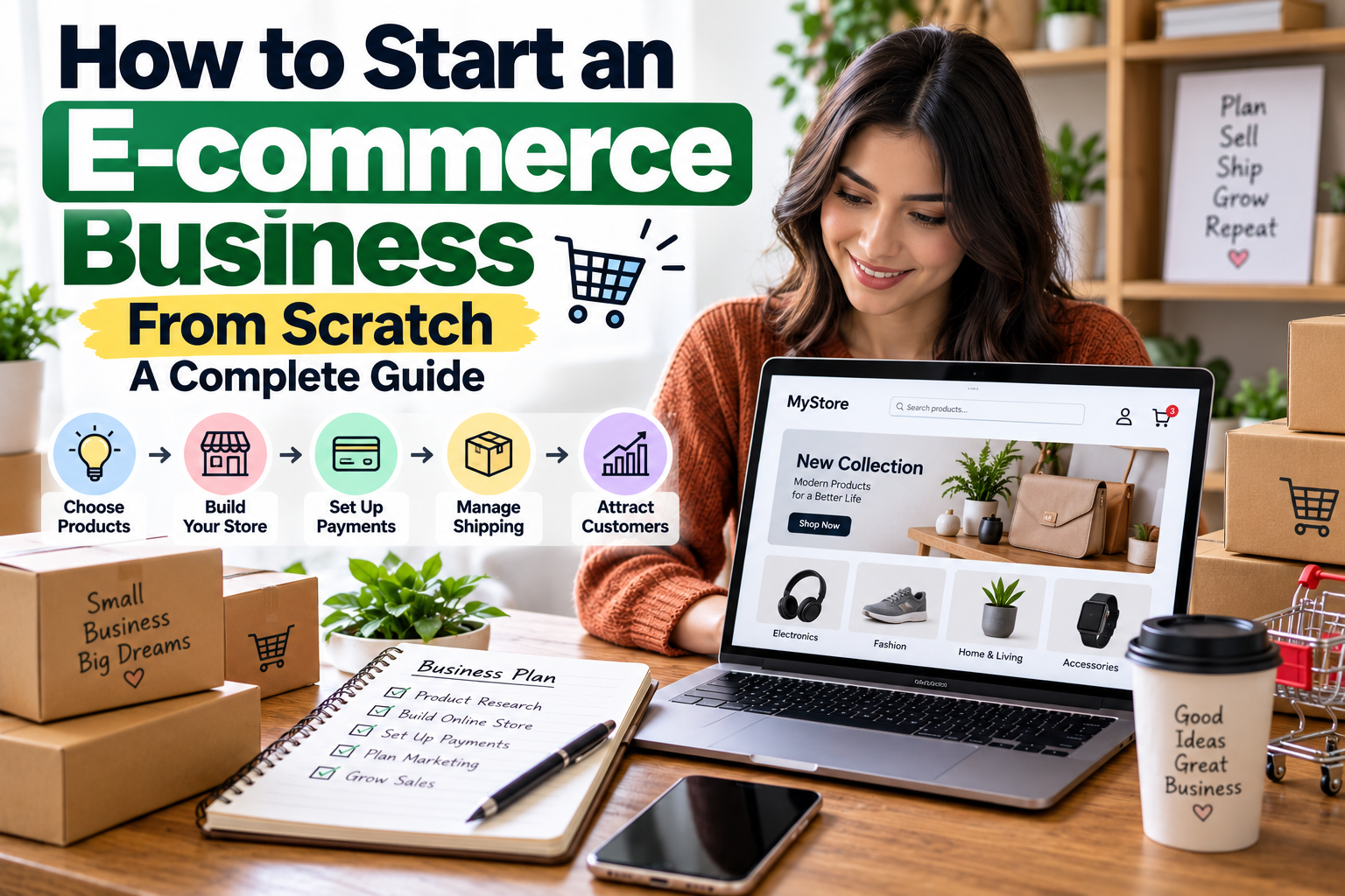 How to Start an E-commerce Business From Scratch: A Complete Guide