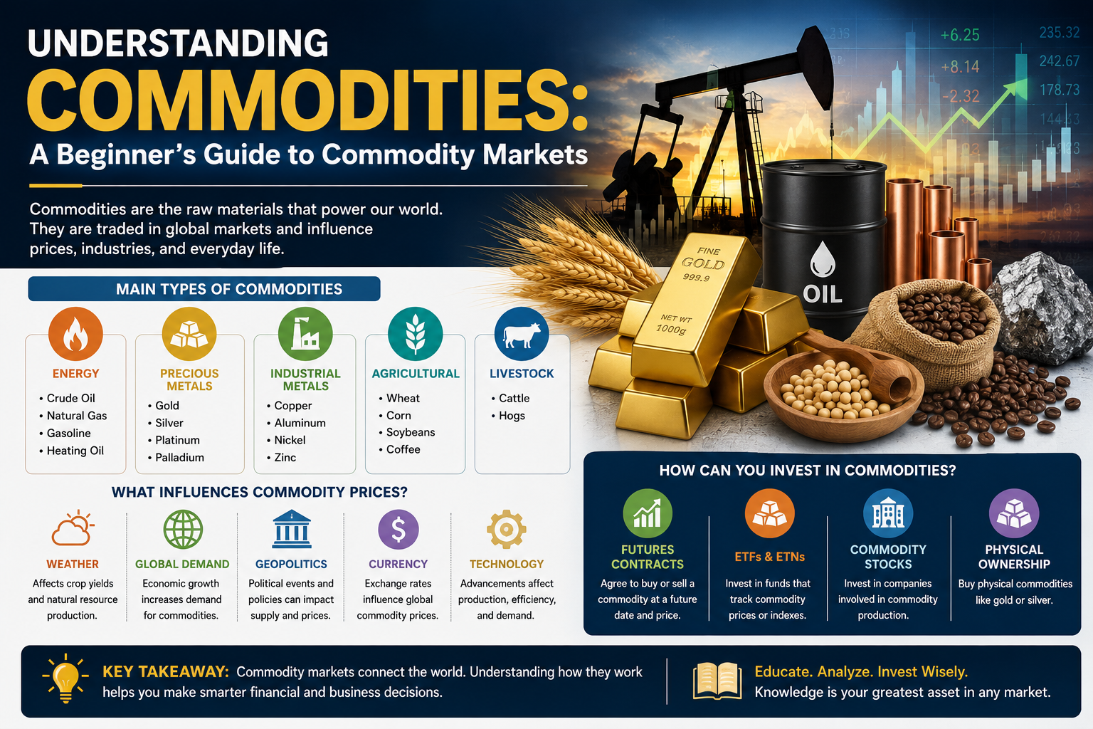 Understanding Commodities: A Beginner’s Guide to Commodity Markets