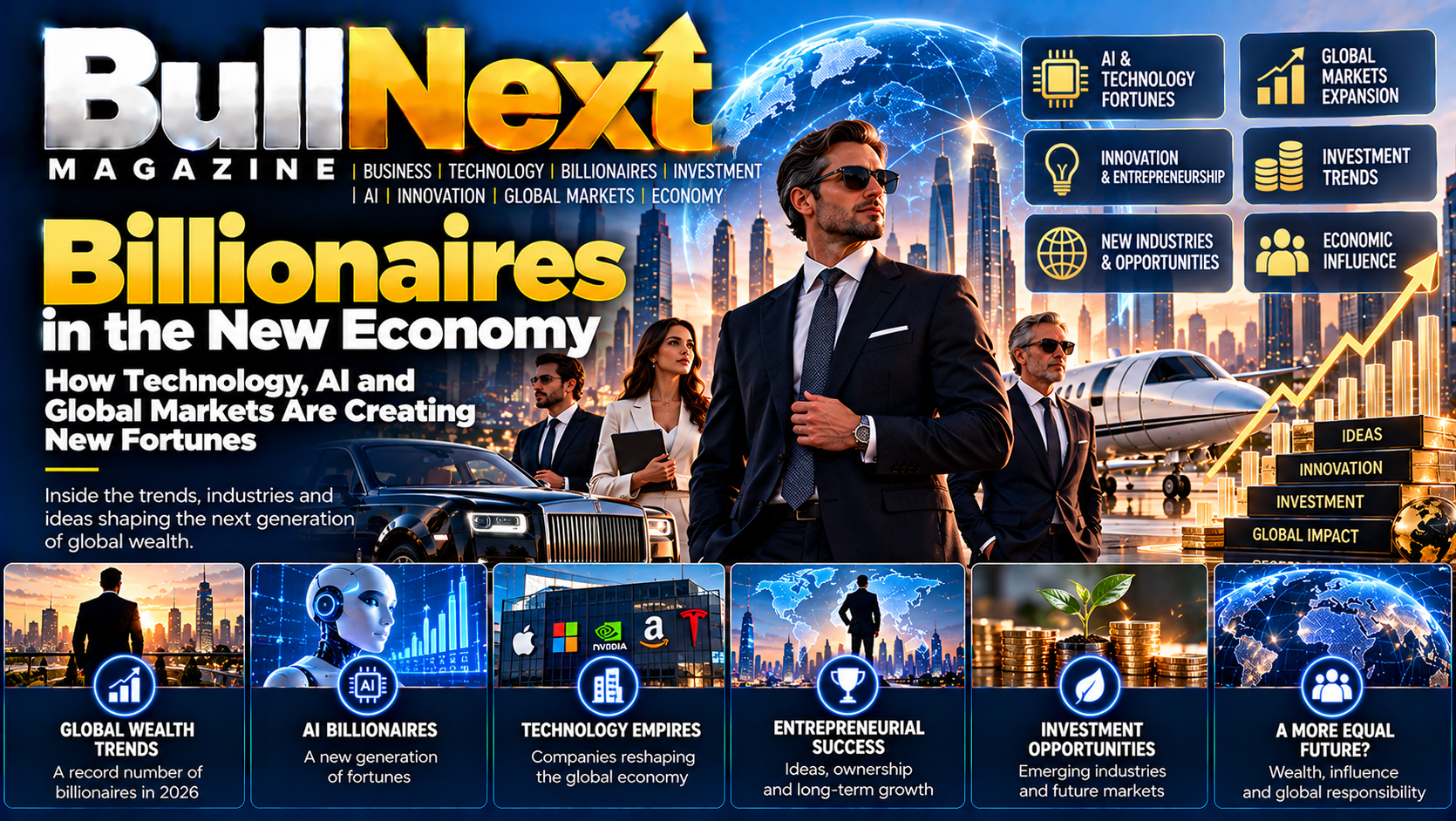 Billionaires in the New Economy: How Technology, AI and Global Markets Are Creating New Fortunes