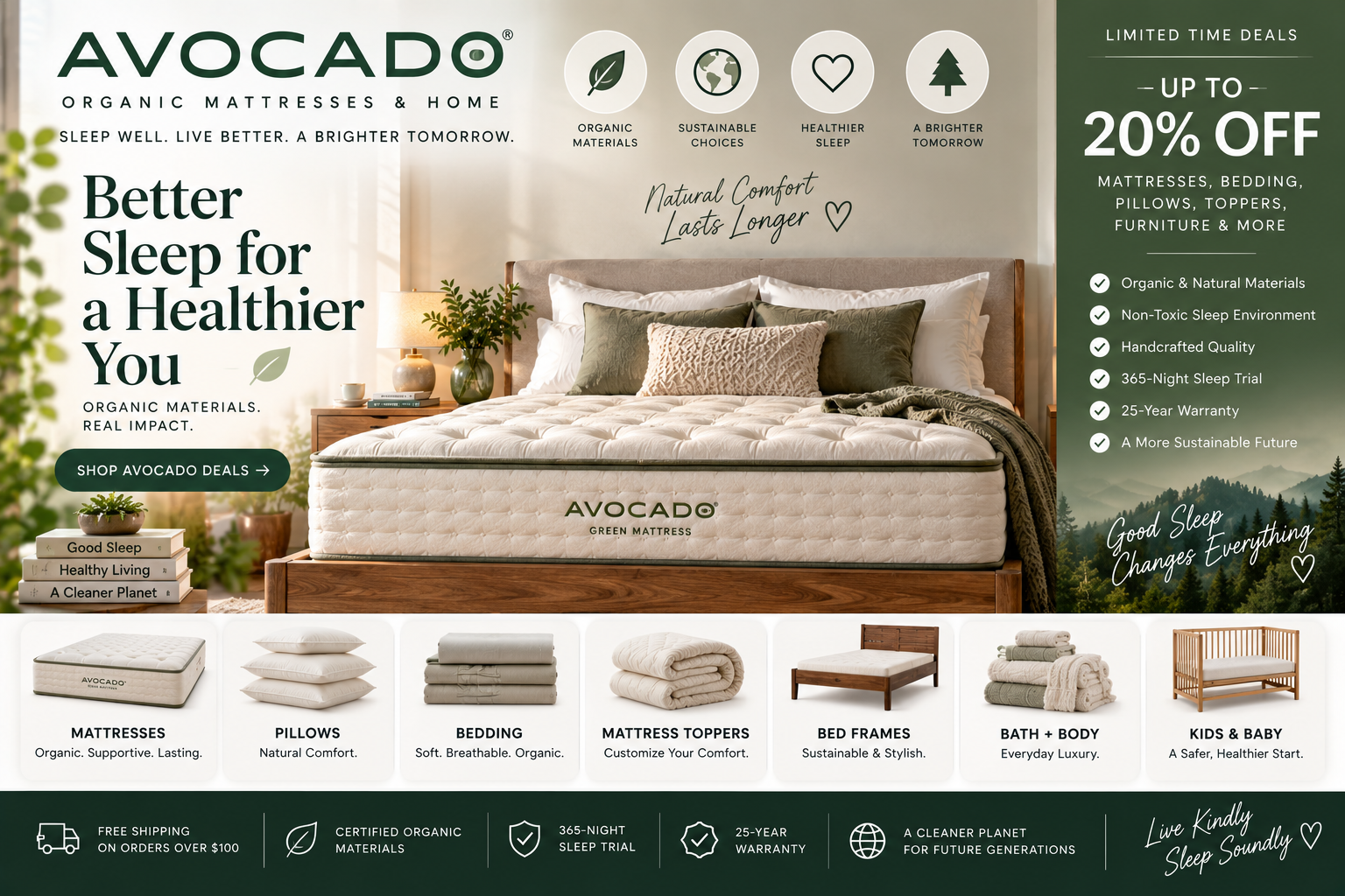Avocado Deals and Brands: Organic Mattresses, Bedding, and Smart Shopping Guide
