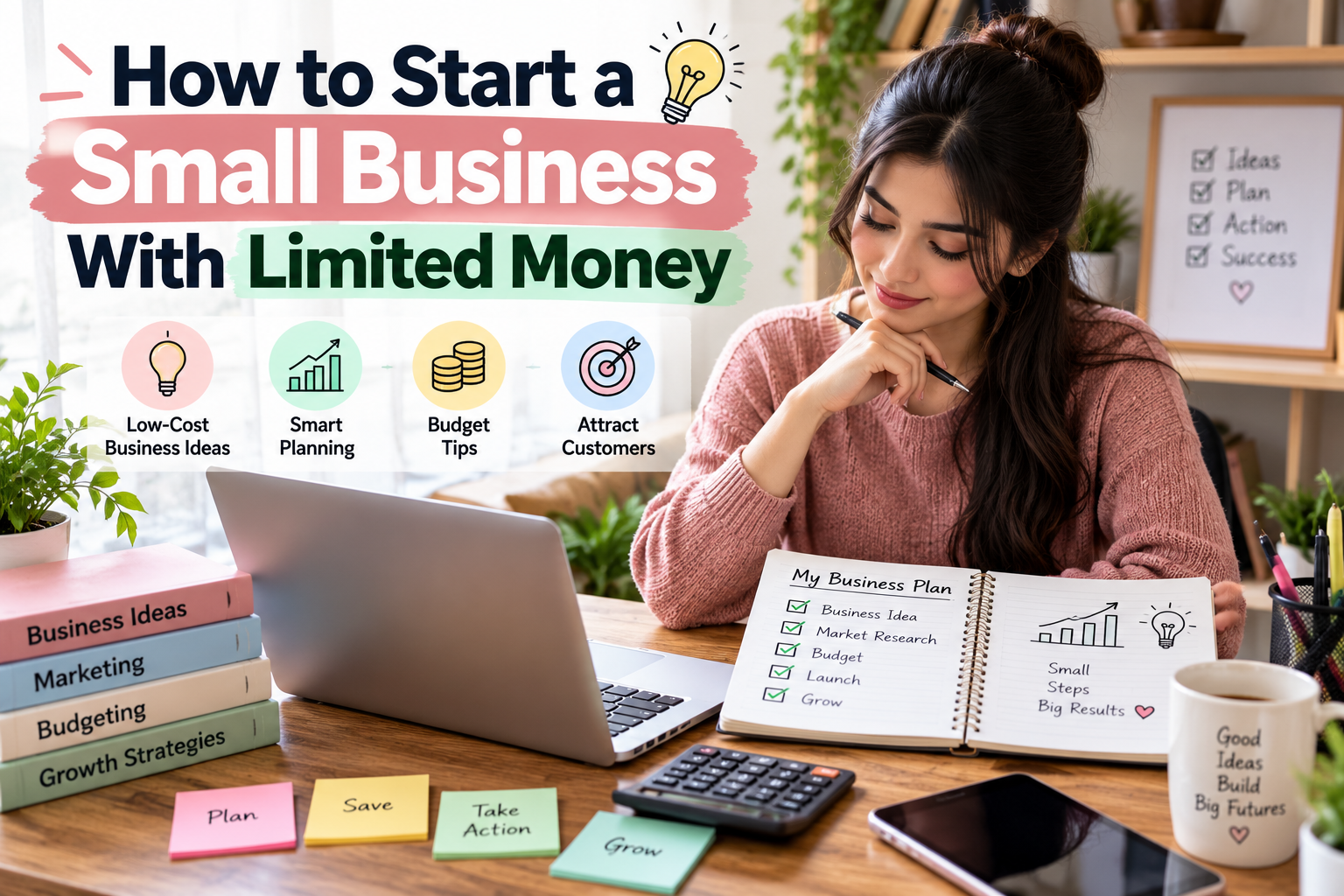 How to Start a Small Business With Limited Money: A Step-by-Step Guide