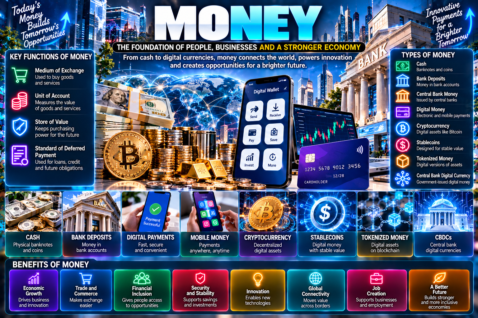 Money: A Complete Guide to Its History, Types, Functions, and Future