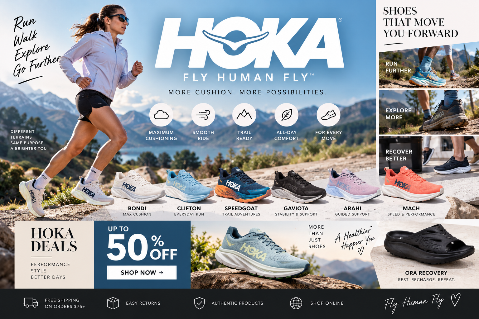 HOKA Shoes: Popular Models, Technology, and Deals
