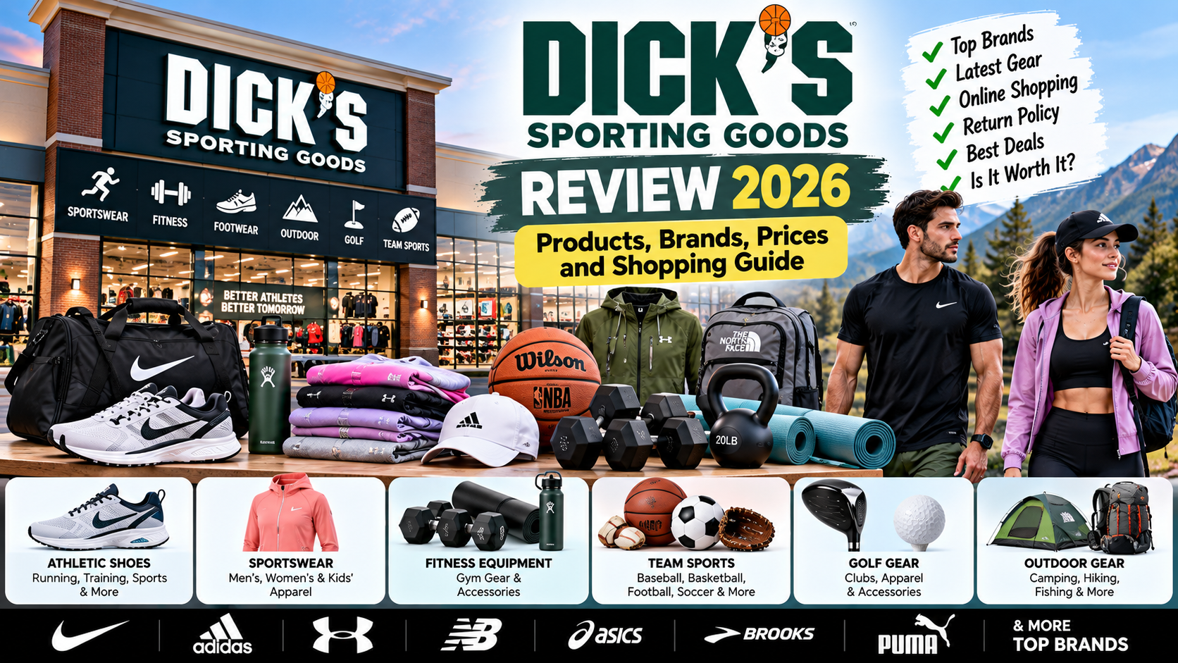 Dick’s Sporting Goods Review 2026: Products, Brands, Prices, and Shopping Guide