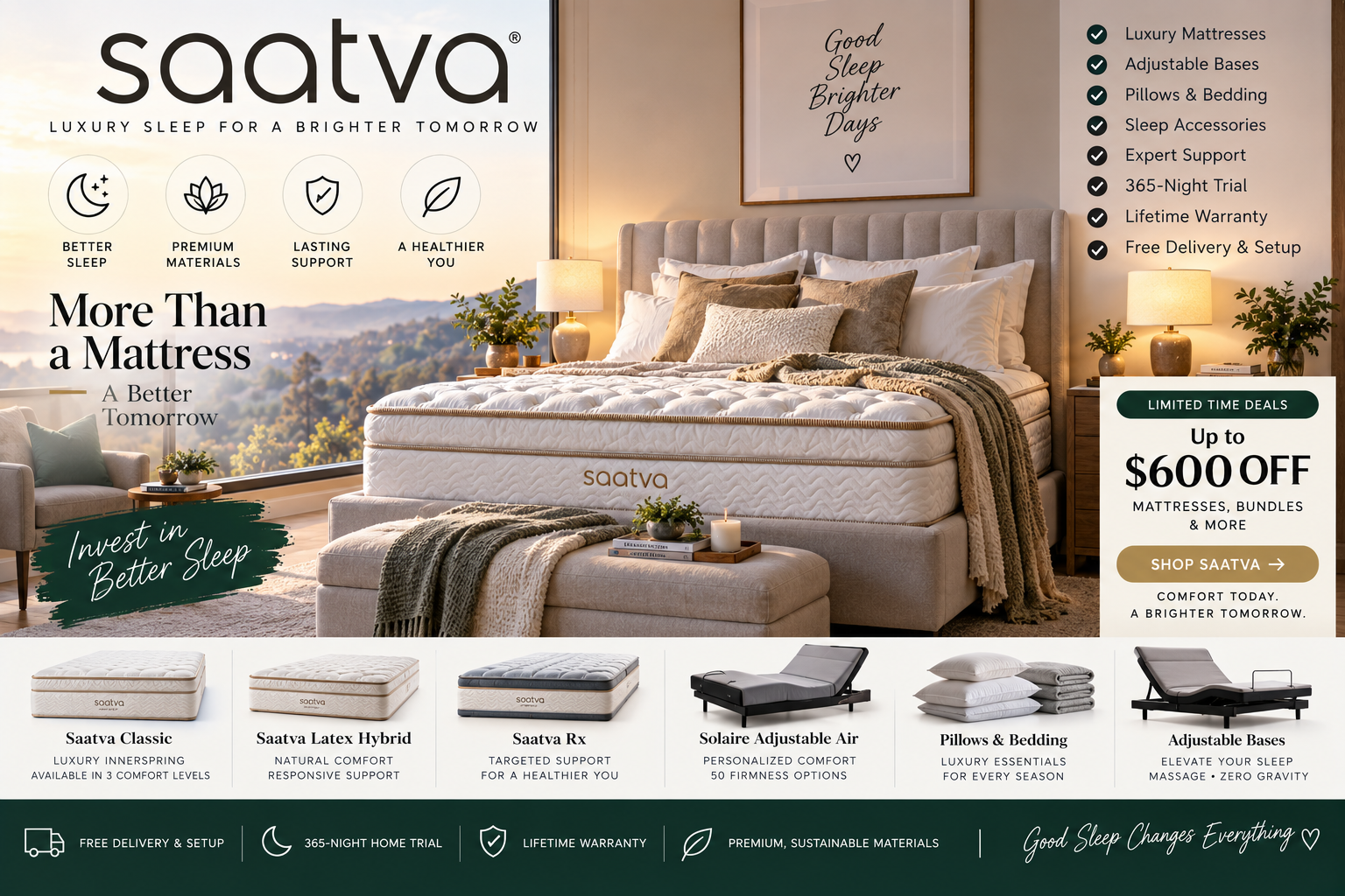 Saatva Deals and Brands: Mattresses, Sleep Products, and Smart Shopping Guide