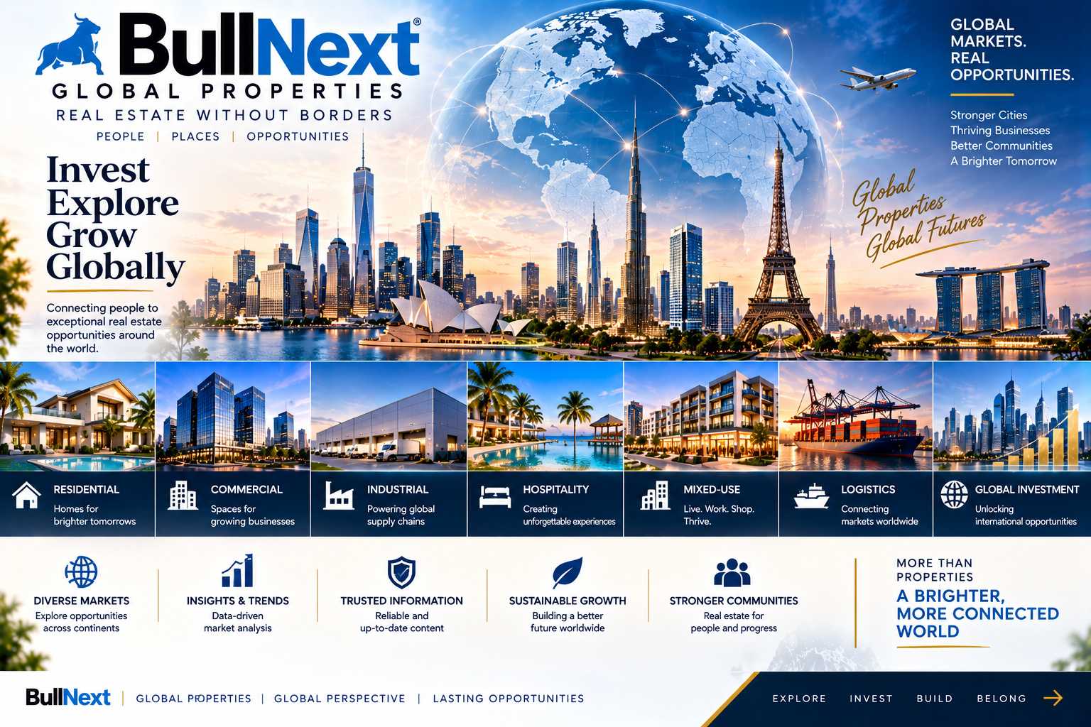 BullNext Global Properties: A Guide to International Real Estate Markets and Opportunities