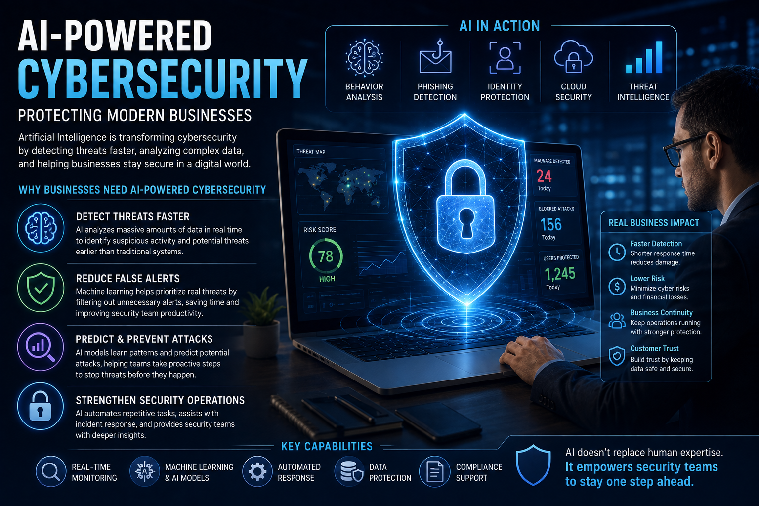 Why AI-Powered Cybersecurity Is Becoming Essential for Modern Businesses