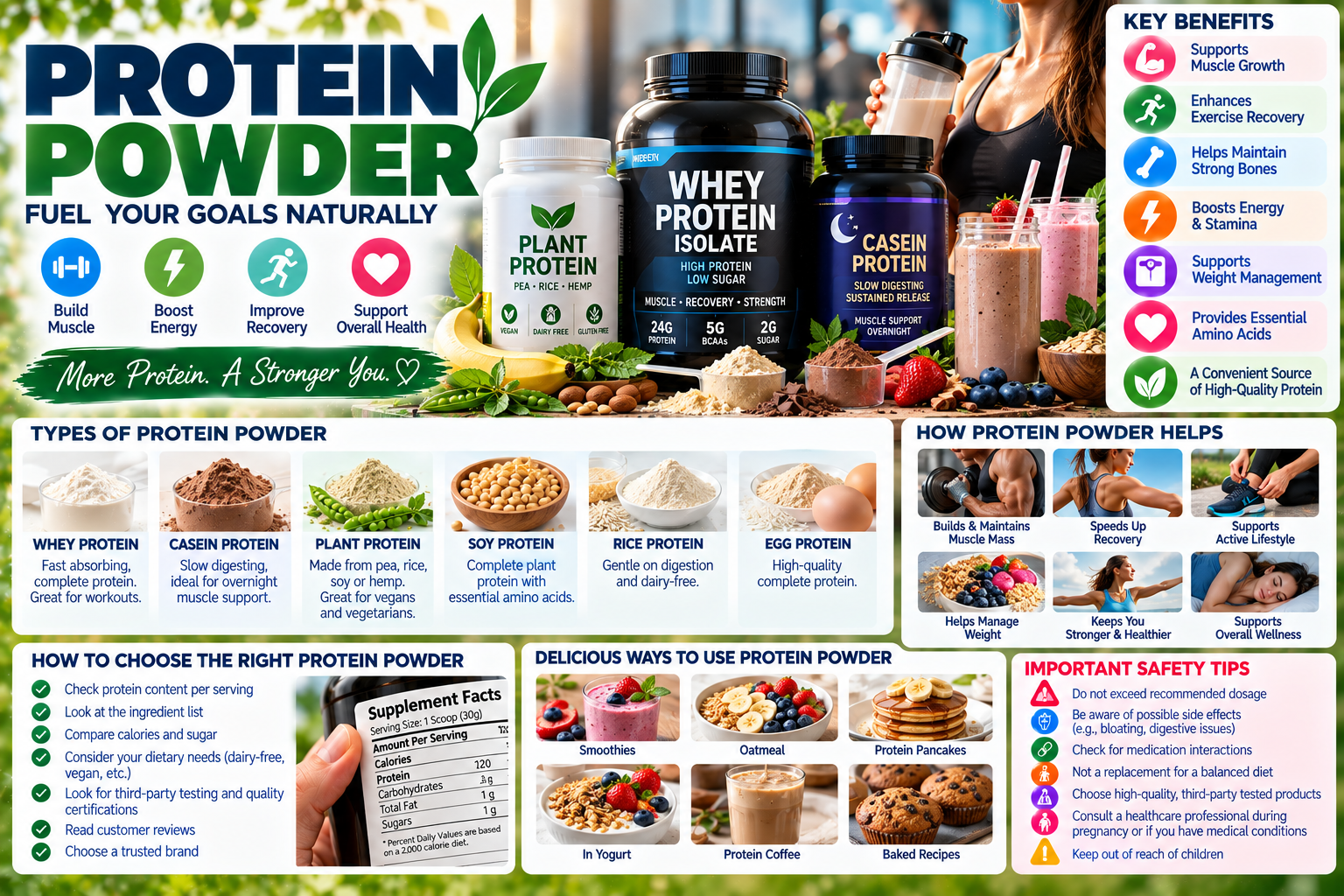 Protein Powder: A Complete Guide to Types, Benefits, Safety, and 2026 Trends