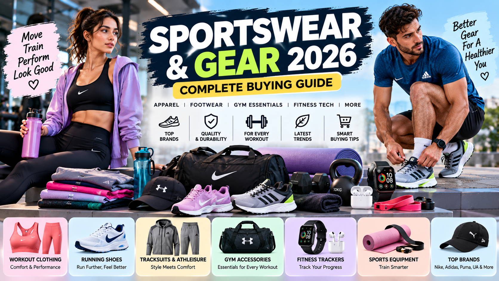 Sportswear and Gear in 2026: Best Athletic Clothing, Footwear, and Fitness Essentials