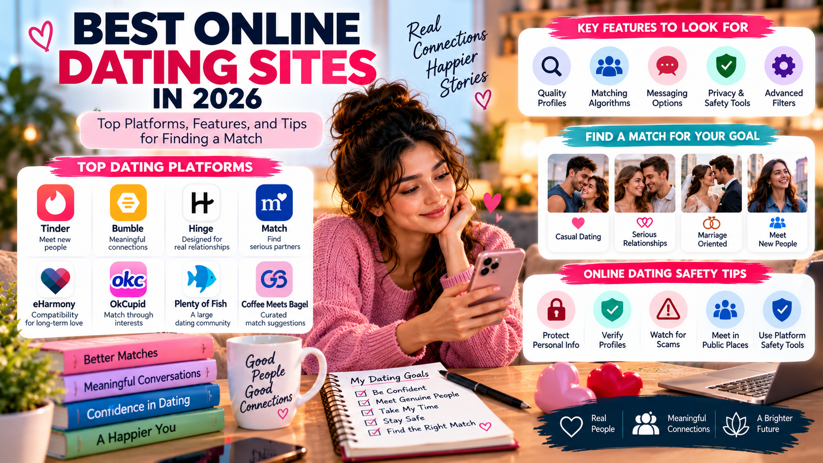 Best Online Dating Sites in 2026: Top Platforms, Features, and Tips for Finding a Match