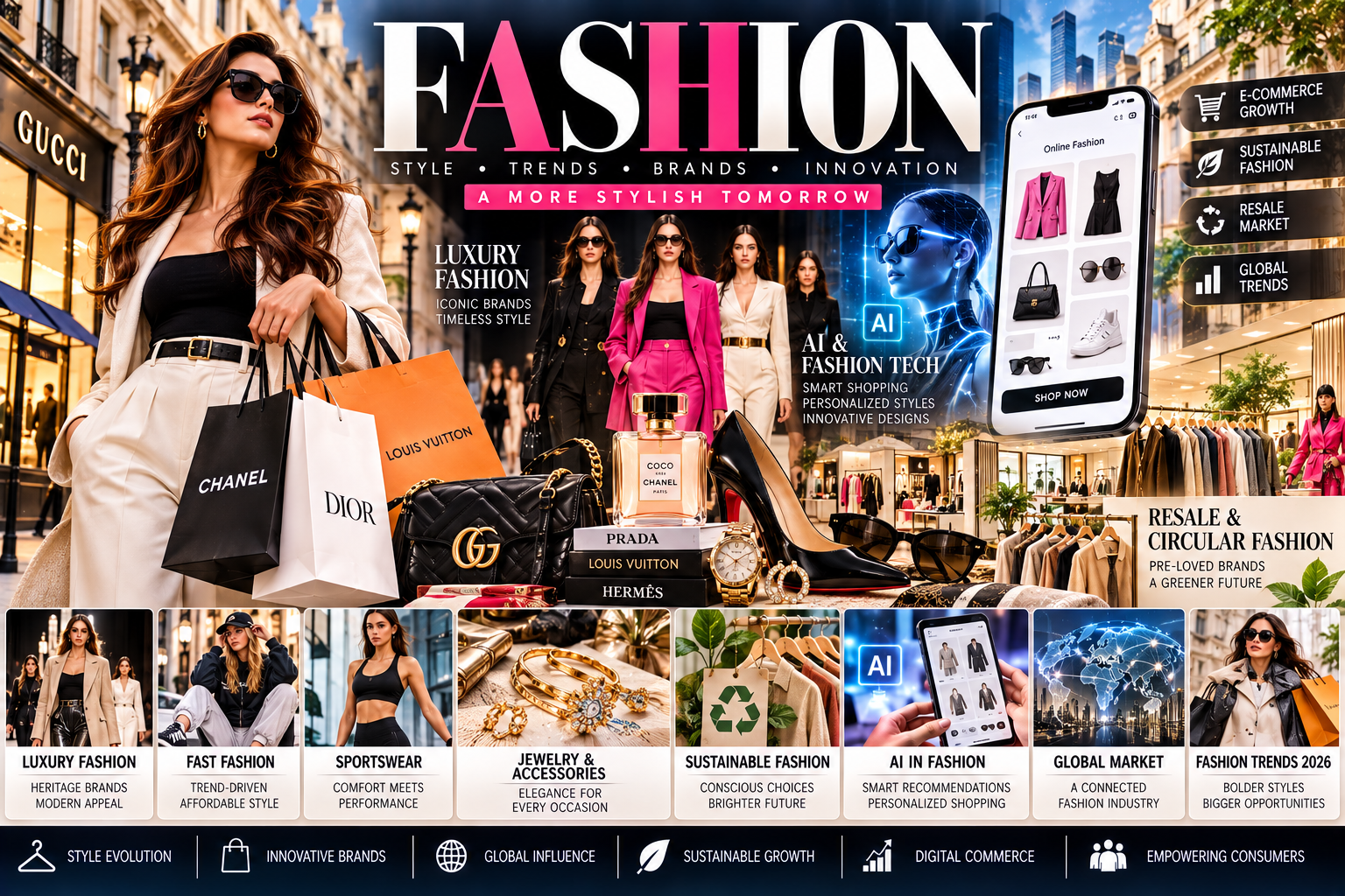 Fashion: A Complete Guide to the Global Fashion Industry, Trends, Brands, and 2026 Outlook
