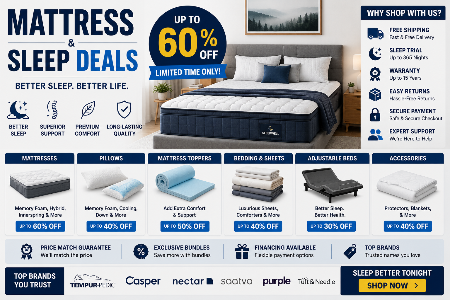 Mattress & Sleep Deals: Best Mattresses, Bedding & Sleep Essentials