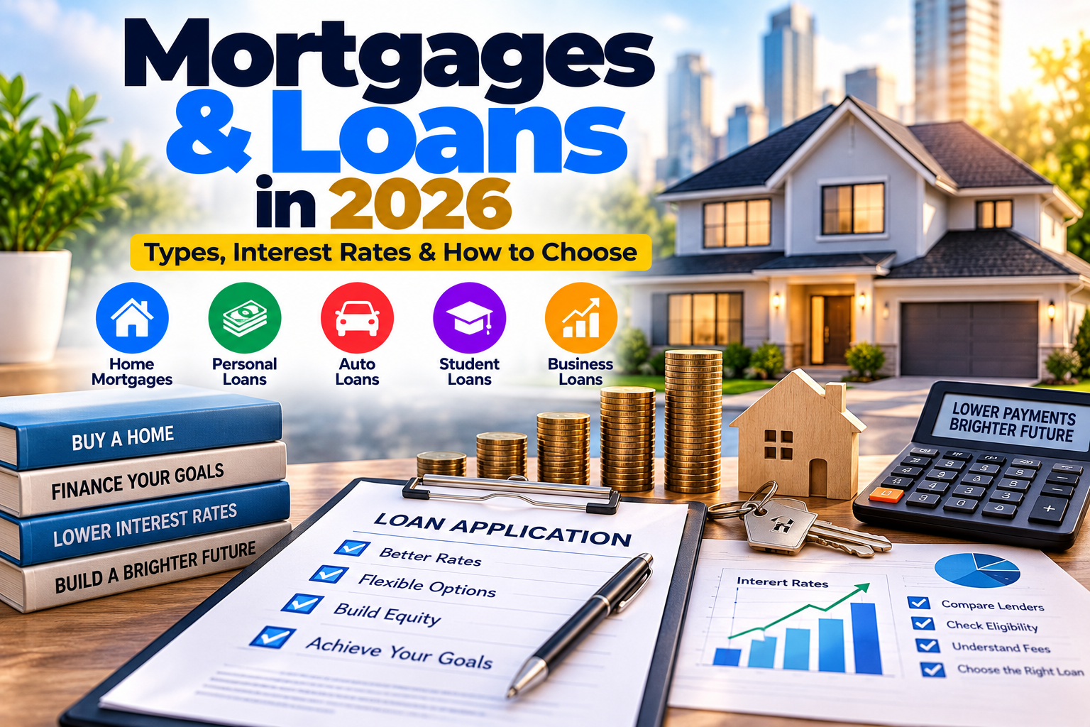 Mortgages and Loans in 2026: Types, Interest Rates, Eligibility, and How to Choose the Right Option